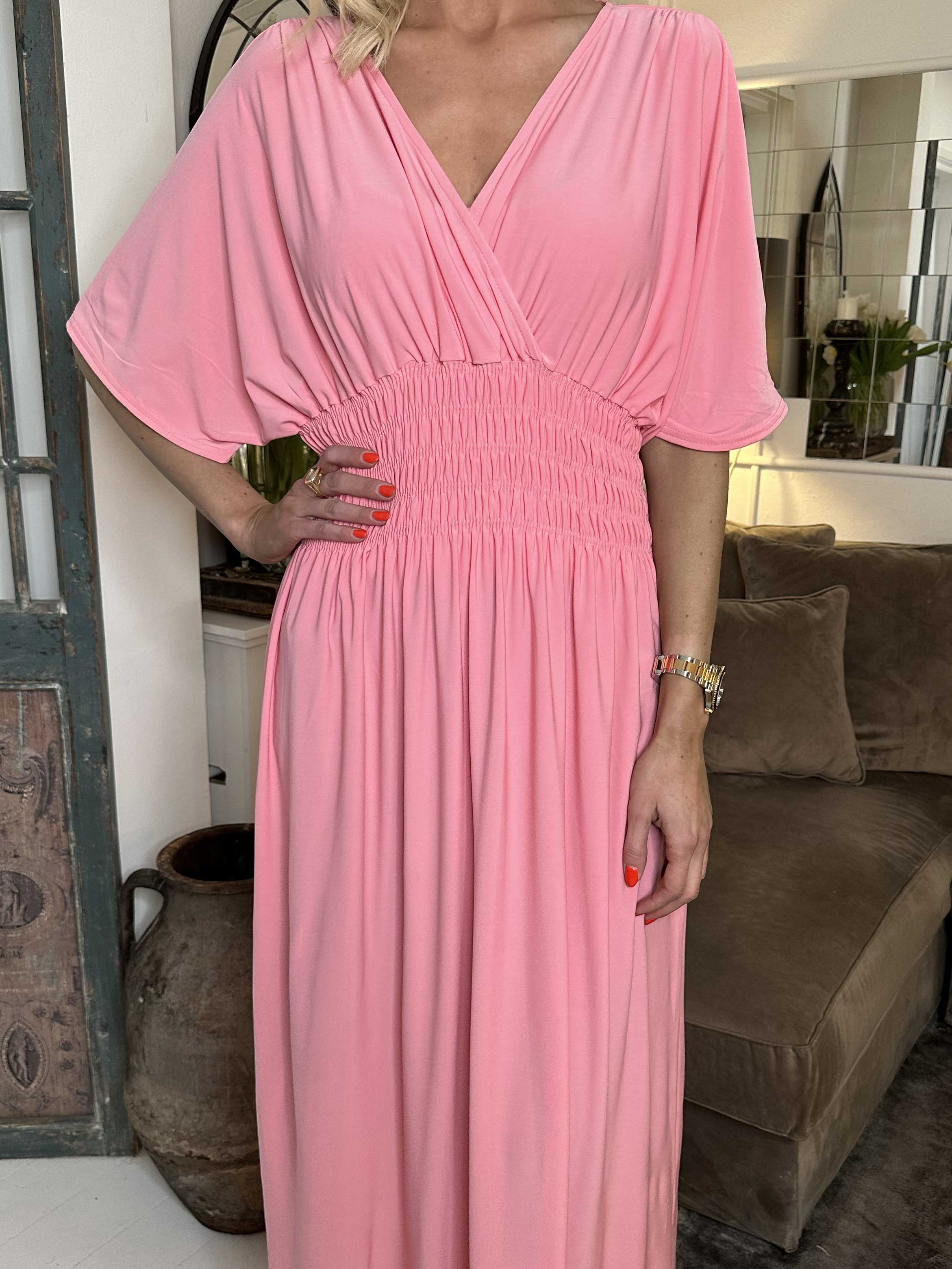 Pams Plain - Elastisk kjole med smock